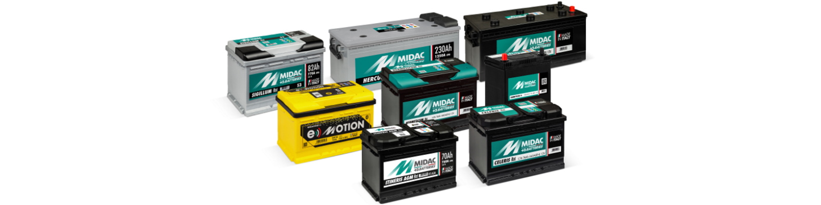 Batterie per l'autotrazione e l'industria